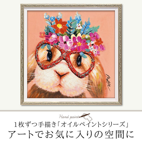 オイル ペイント アート 花かんむり.|s1